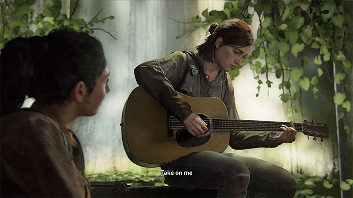 Die Fähigkeit, Gitarre zu spielen, ist eine der größten Kuriositäten von The Last of Us 2, und wir haben eine separate Seite unseres Leitfadens zu diesem Thema gewidmet - Gitarre spielen - The Last of Us 2: Ostereier auf Ellie-Bühnen - Ostern -eggs und Kuriositäten und - The Last of Us 2 Guide
