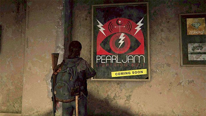 Ein weiteres musikalisches Osterei betrifft die beliebte Band Pearl Jam - The Last of Us 2: Ostereier auf Ellie-Bühnen - Ostereier und Kuriositäten und - The Last of Us 2 Guide