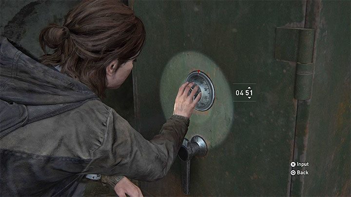 Leider kann der Code 0451 nicht auf der ersten in der Spielwelt verfügbaren Tastatur verwendet werden - The Last of Us 2: Ostereier auf Ellie-Bühnen - Ostereier und Kuriositäten und - The Last of Us 2 Guide
