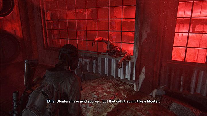 Die Werkbank in The Tunnels befindet sich kurz nach dem Passieren der auf dem Bild gezeigten Leiche - The Last of Us 2: The Tunnels - Sammlerstücke, Artefakte, Münzen - Seattle Day 1 - Ellie - The Last of Us 2 Guide