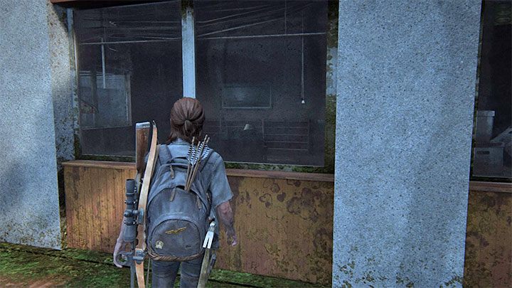 Sie erreichen die Fensterläden, dank derer Sie auf die Wohnung im ersten Stock zugreifen können - The Last of Us 2: Sichere Kombinationen - Seattle, Tag 2 Ellie - Safes - The Last of Us 2 Guide