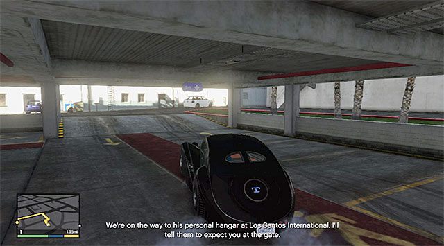 Fahren Sie vorsichtig vom Parkplatz weg - GTA 5: Eye in the Sky - Walkthrough zur Mission - Hauptmissionen - GTA 5-Leitfaden