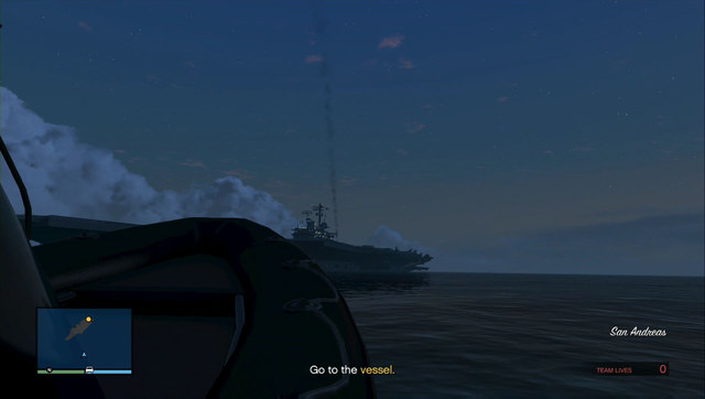 Sie können das Schiff von weitem sehen - Heist 3: Humane Raid - Heists (DLC) - GTA 5 Guide