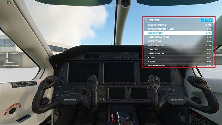 Sie können die Kamera im Cockpit an einer beliebigen Position einstellen, indem Sie die Pfeiltasten auf Tastatur und Maus verwenden (scrollen oder bewegen Sie die Maus, während Sie die rechte Maustaste gedrückt halten) - Microsoft Flight Simulator 2020 Guide