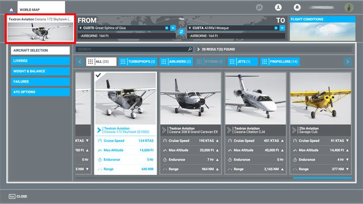 Wenn die Route fertig ist, wählen Sie Fliegen - Microsoft Flight Simulator: Anfängerhandbuch - Wie fange ich an zu fliegen? Tipps - Grundlagen - Microsoft Flight Simulator 2020-Handbuch