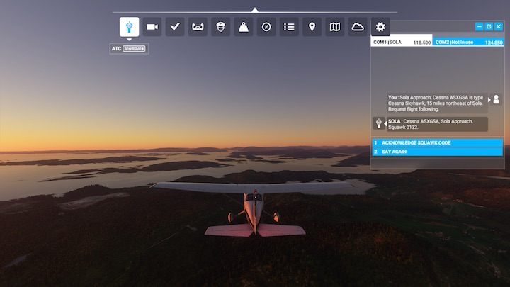 Mit der Kamera können Sie Kameraansichten anpassen, die in Flight Simulator 2020 - Microsoft Flight Simulator: Symbolleiste - Grundlagen - Microsoft Flight Simulator 2020-Handbuch recht komplex sind