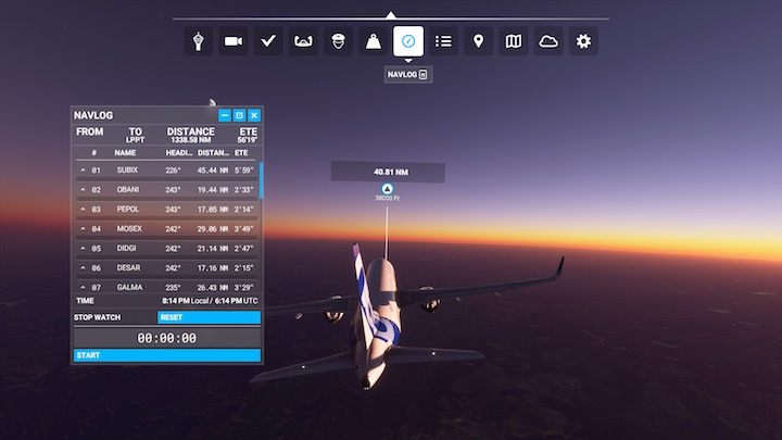 Die Ziele funktionieren wie in vielen anderen Spielen und informieren Sie einfach über die nachfolgenden Phasen des Fluges - Microsoft Flight Simulator: Symbolleiste - Grundlagen - Microsoft Flight Simulator 2020-Handbuch