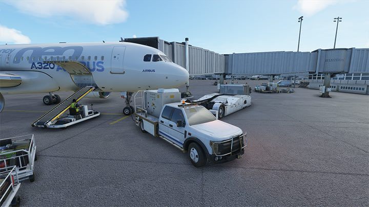 Der Gepäckservice ist rein kosmetisch - Bodendienste - Grundlagen - Microsoft Flight Simulator 2020-Handbuch