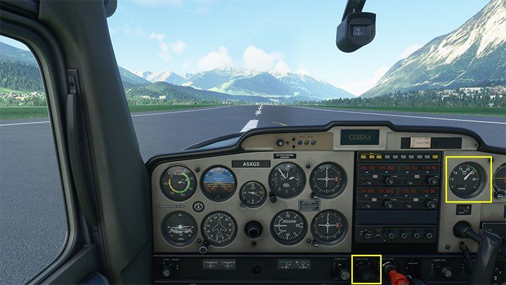 3 - Führen Sie eine sanfte Gegenruderbewegung durch - Microsoft Flight Simulator: Start - Flugschule - Microsoft Flight Simulator 2020-Handbuch