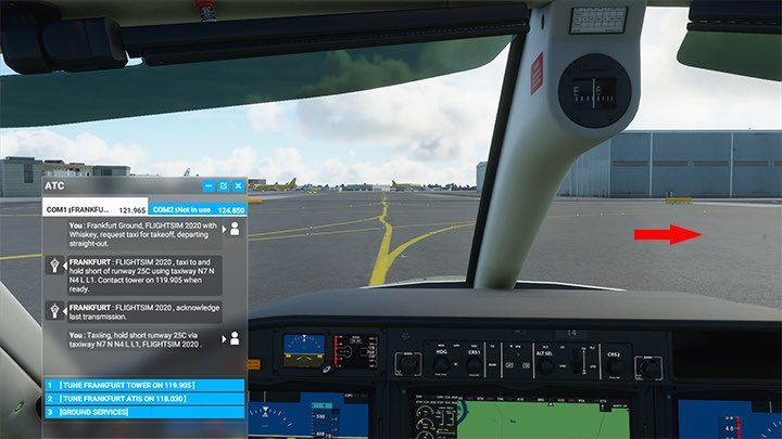 1 - Microsoft Flight Simulator: Taxi zur Landebahn - Advanced Flying - Microsoft Flight Simulator 2020-Handbuch