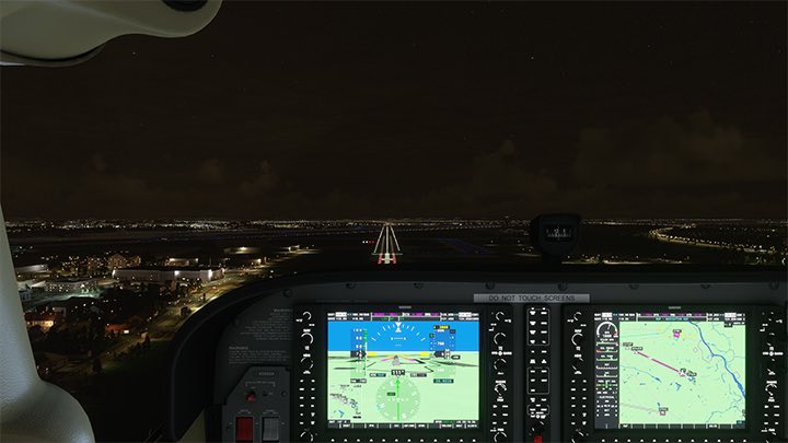 2 - Machen Sie sich bereit, die Kontrolle über das Flugzeug vor der Landebahn zu übernehmen - Microsoft Flight Simulator: ILS - automatische Landung - Advanced Flying - Microsoft Flight Simulator 2020-Handbuch