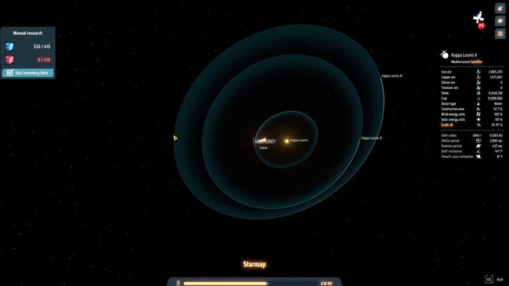Sobald Sie Ihr Ziel ausgewählt haben, müssen Sie nur noch darauf zusteuern - Dyson Sphere Program: Exploration - Planeten, Galaxien - Grundlagen - Dyson Sphere Program Guide