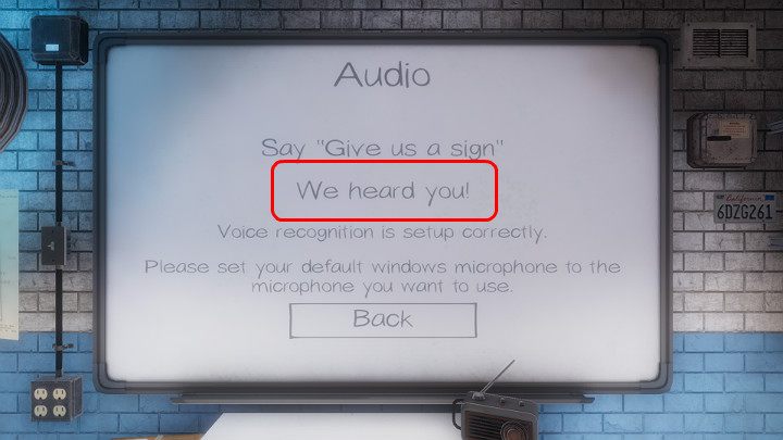 Nach einer Weile sollte auf dem Bildschirm eine Meldung erscheinen, dass das Spiel Ihre Stimme richtig erkannt hat - Phasmophobia: Mikrofon funktioniert nicht?  wie repariert man?  - Anhang - Leitfaden für Phasmophobie