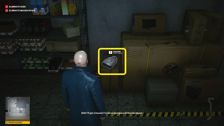 An einigen Stellen auf der Karte finden Sie verlassene Verkleidungen, in die Agent 47 sofort wechseln kann - Hitman 3: Verkleidung - wie kann man sie ändern?  - FAQ - Hitman 3 Guide