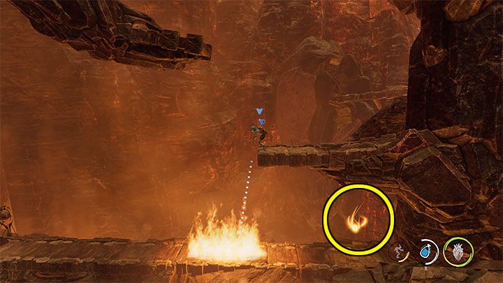 Nachdem Sie den letzten Teil des Regals erreicht haben, springen Sie zu den unteren - Oddworld Soulstorm: Flucht aus der brennenden Höhle, The Raid on Monsaic - Komplettlösung - 1: The Raid on Monsaic - Oddworld Soulstorm Guide