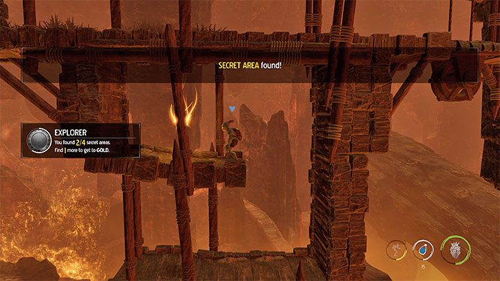 Nach einem weiteren kurzen Aufstieg erreichen Sie den Ort aus Bild 1 - Oddworld Soulstorm: Flucht aus der brennenden Höhle, The Raid on Monsaic - Komplettlösung - 1: The Raid on Monsaic - Oddworld Soulstorm Guide