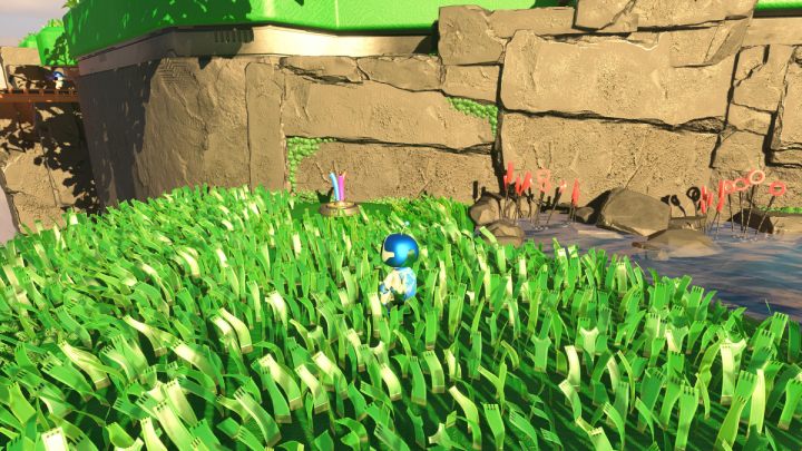 Verlasse die Höhle und ziehe an den Drähten im Gras, um zum Kontrollpunkt zurückzukehren - Astros Playroom: Renderforest - Komplettlösung - GPU Jungle - Astros Playroom Guide