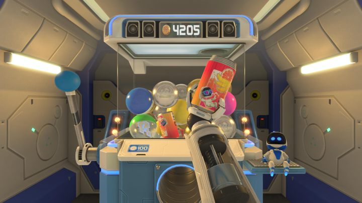 Gegenüber dem Eingang zum Labor befindet sich eine Zeichenmaschine - Astros Playroom: PlayStation Labo - Komplettlösung - Sonstiges - Astros Playroom Guide