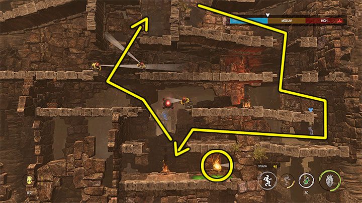 Gehen Sie weiter nach links - Oddworld Soulstorm: Finden Sie andere Mudokons, die Ruinen - Komplettlösung - 2: Die Ruinen - Oddworld Soulstorm Guide