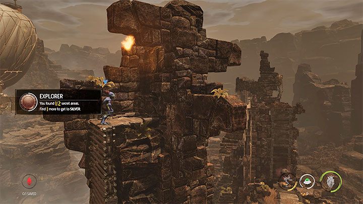 Vor Ihnen liegt ein weiterer Ort, an dem Sie Leitern verwenden und gleichzeitig Scharfschützen meiden müssen - Oddworld Soulstorm: Escape Mollucks Blimp, The Blimp - Komplettlösung - 3: The Blimp - Oddworld Soulstorm Guide