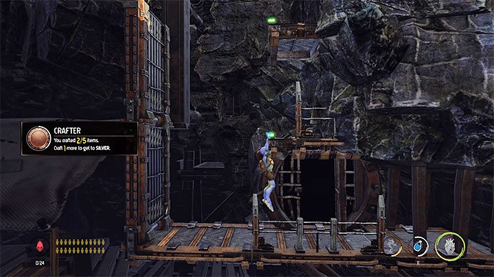 Gehen Sie nach links, dh in der Nähe der zuvor erkundeten dritten Mine - Oddworld Soulstorm: Healing sick Mudokons, die Standseilbahn - Komplettlösung - 4: The Funicular - Oddworld Soulstorm Guide