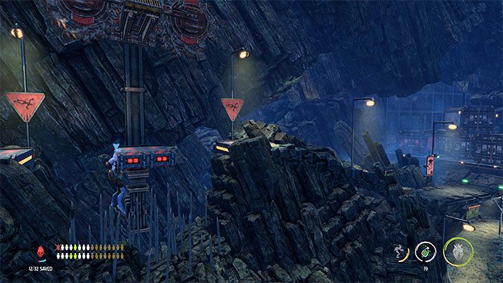 Gehen Sie zurück zum Hauptpfad - Oddworld Soulstorm: Umgehen der Sicherheit, Necrum - Komplettlösung - 10: Necrum - Oddworld Soulstorm Guide