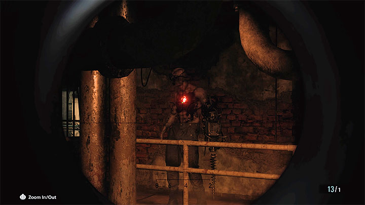Die erste Art von Soldaten-Soldaten, denen Sie im Spiel begegnen, sind Soldat Eins - Feinde mit einem roten Kern auf der Brust - Resident Evil Village: Soldaten-Feinde - wie kann man sie besiegen?  - FAQ - Resident Evil Village Guide