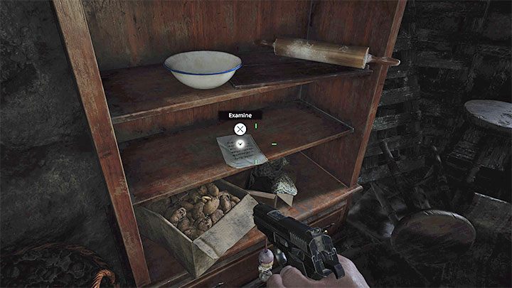 Das Tagebuch befindet sich in einem der Regale in der Küche, die Sie zum ersten Mal bei Ihrer Suche nach der Flasche Wein betreten werden - Resident Evil Village: Dimitrescu Castle - Liste aller Dateien - Dateien - Resident Evil Village Guide