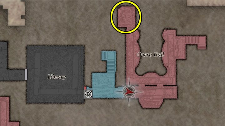 Der Flower Swords Ball, den Sie am Ende des Korridors über der Opernhalle finden, passt zum Modell aus dem Merchant's Room - Resident Evil Village: Das Labyrinth-Puzzle - Puzzle-Lösungen - Resident Evil Village Guide
