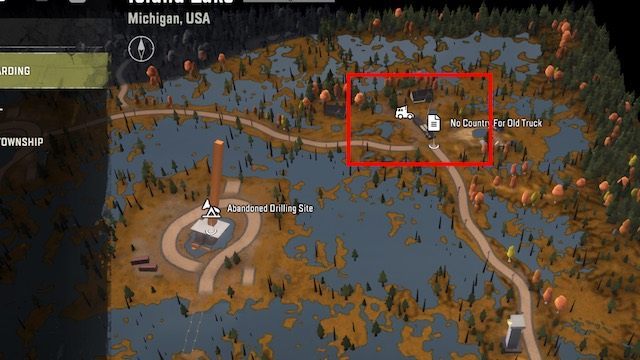 7 - SnowRunner: Island Lake - Karte der versteckten Teile, Fahrzeuge - SnowRunner: Michigan, USA - versteckte Teile und Fahrzeuge - SnowRunner Guide