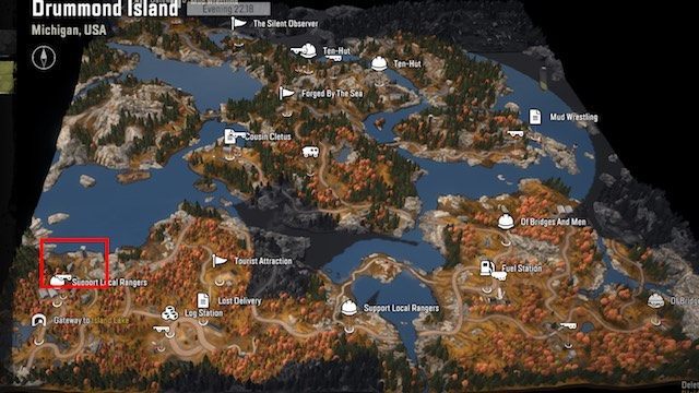 2 - SnowRunner: Drummond Island - Karte der versteckten Teile, Fahrzeuge - SnowRunner: Michigan, USA - versteckte Teile und Fahrzeuge - SnowRunner Guide