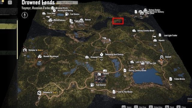 3 - SnowRunner: Drowned Lands - Karte mit versteckten Teilen, Fahrzeugen - SnowRunner: Taymyr - Russische Föderation - SnowRunner Guide