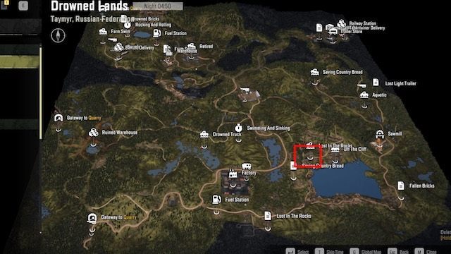 13 - SnowRunner: Drowned Lands - Karte mit versteckten Teilen, Fahrzeugen - SnowRunner: Taymyr - Russische Föderation - SnowRunner Guide
