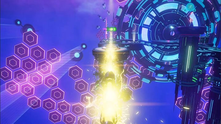 You can immediately use the electric sphere on the left slot - Ratchet & Clank Rift Apart: Kit, Return to Sargasso - puzzle guide, list - Clank and Kit Riddles - Ratchet & Clank Rift Apart Guide