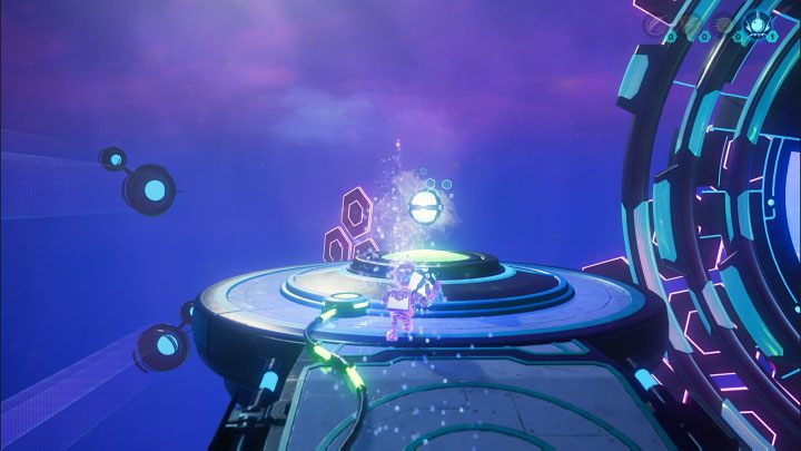 Go straight ahead to the place where you have to take the Heavy Sphere (picture 1) - Ratchet & Clank Rift Apart: Clank, Return to Savali - puzzle guide, list - Clank and Kit Riddles - Ratchet & Clank Rift Apart Guide