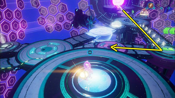 There is also a pressure plate on the shelf you took the electric sphere from - Ratchet & Clank Rift Apart: Clank, Return to Savali - puzzle guide, list - Clank and Kit Riddles - Ratchet & Clank Rift Apart Guide