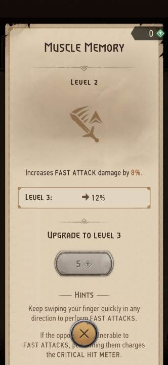 Effekt: Erhöht den Schaden schneller Angriffe - The Witcher Monster Slayer: Skills - Combat - Skills - Witcher Monster Slayer Guide
