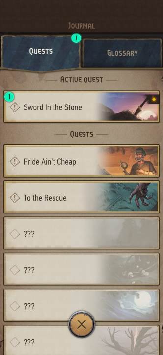 Danach erscheinen mehrere Quests auf der Karte - Witcher Monster Slayer: Sword in the Stone - wie schalte ich die Quest frei?  - FAQ - Witcher Monster Slayer Guide