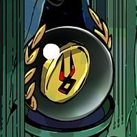 Dieses Symbol führt zu einer Kammer mit Charons Obolen, Goldmünzen, die während des Laufs verwendet werden (nicht im Haus des Hades - Hades: Türsymbole - was bedeuten sie? - FAQ - Hades Guide