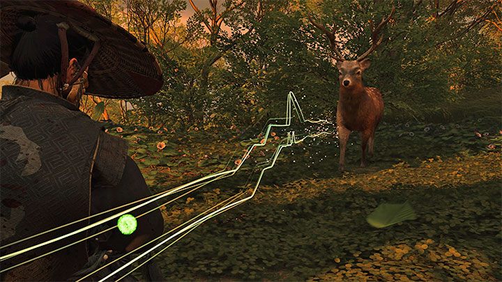Flöte spielen ist eine neue Art von Minispiel, das die Gyrosensoren des Controllers verwendet - Ghost of Tsushima Iki Island: Animals - wie zähmt man?  - FAQ - Ghost of Tsushima-Leitfaden, Komplettlösung