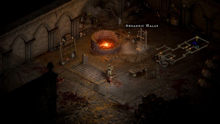 Schmiede des Schmieds – Der Mini-Boss dieses Gebiets wird an einem zufälligen Ort in der Kaserne versteckt – Diablo 2 Resurrected: Tools of the Trade – Komplettlösung – Akt 1 – Diablo 2 Resurrected Guide
