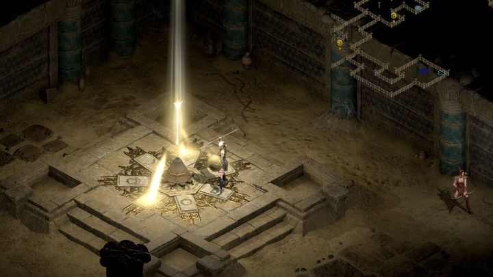 Im richtigen Grab finden Sie eine Kammer mit einem Altar - Diablo 2 Resurrected: Seven Tombs - Komplettlösung - Akt 2 - Diablo 2 Resurrected Guide