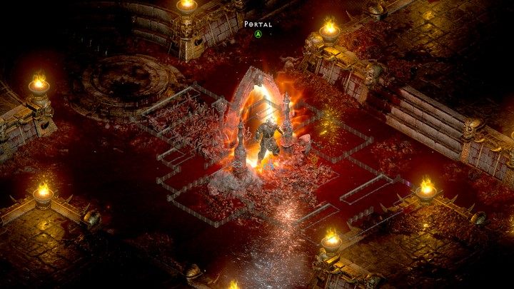 Um nach dem Sieg über Mephisto zum nächsten Ort zu gelangen, verwenden Sie das Portal, das beim Besiegen des Bosses aktiviert wurde - Diablo 2 Resurrected: The Guardian - Walkthrough - Act 3 - Diablo 2 Resurrected Guide