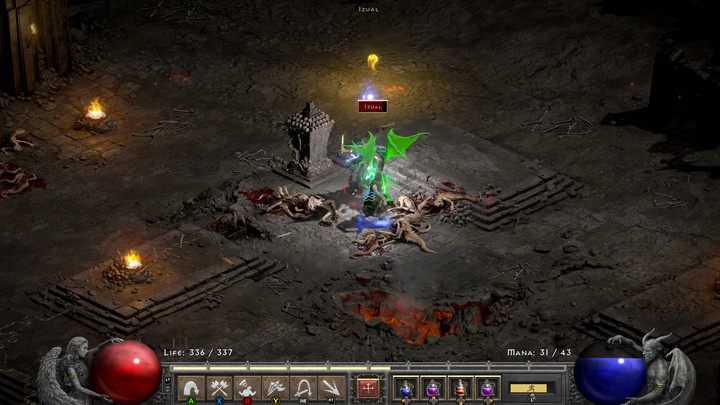 Nachdem Sie die Ebenen der Verzweiflung betreten haben, bewegen Sie sich langsam und vorsichtig - Diablo 2 Resurrected: The Fallen Angel - Komplettlösung - Akt 4 - Diablo 2 Resurrected Guide