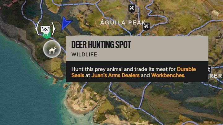Eine bessere Methode ist der Besuch von Jagdgebieten - Far Cry 6: Jagen und Angeln - Grundlagen - Far Cry 6 Guide