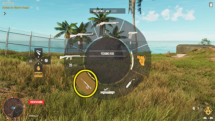Angeln ist nicht zu Beginn des Spiels verfügbar, aber Sie werden es trotzdem zu Beginn der Kampagne freischalten - Far Cry 6: Jagen und Angeln - Grundlagen - Far Cry 6 Guide