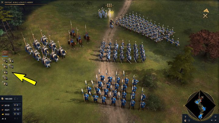 Erstellen Sie nacheinander separate Gruppen von Militäreinheiten - Age of Empires 4: Armies - wie erstellt man Gruppen?  - FAQ - Age of Empires 4-Leitfaden