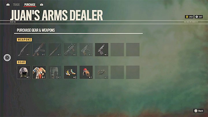 Juans Waffenhändler sind die am häufigsten vorkommenden Händler in der Spielwelt - Far Cry 6: Händler - Grundlagen - Far Cry 6 Guide