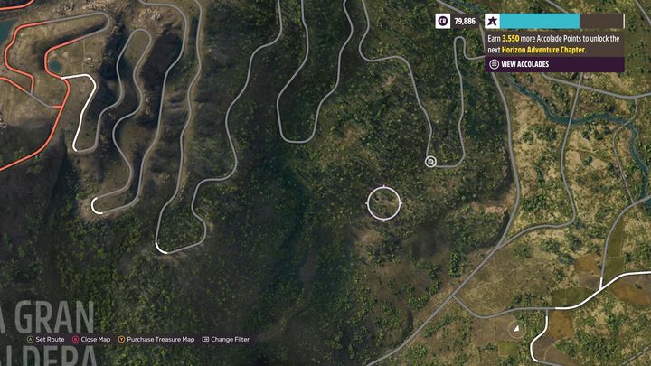 Der Scheunenfund befindet sich in der Nähe des Vulkans La Gran Caldera, diesmal im Osten, tief im Wald - Forza Horizon 5: Alle Scheunenfunde - Liste - Guide - Forza Horizon 5 Guide