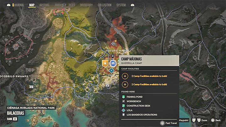 Camp Maximas ist ein Rebellenversteck in der Region Valle De Oro - Far Cry 6: Guerillacamps und ihre Erweiterung - Grundlagen - Far Cry 6 Guide